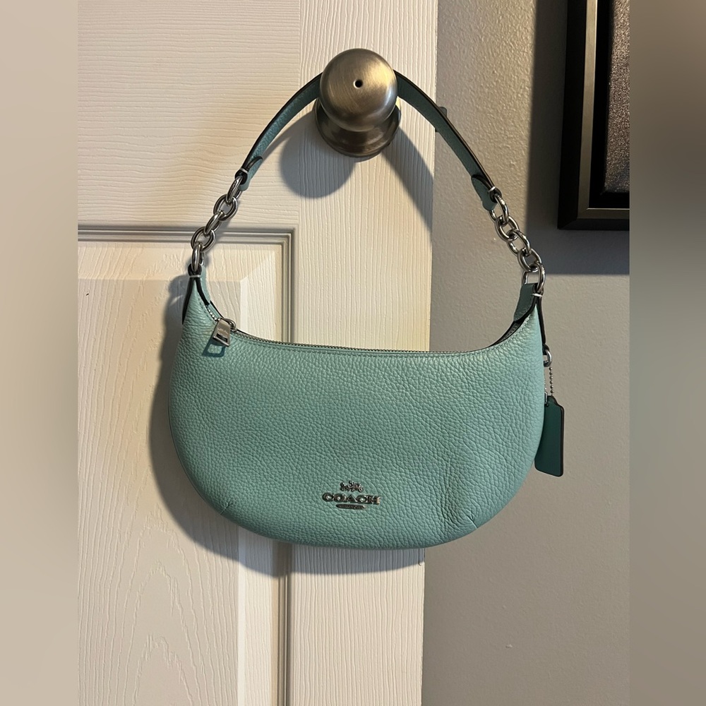 Coach “Tiffany Blue” Leather Payton Hobo Shoulder Bag